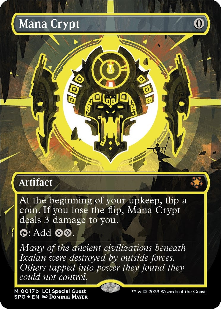 Image for Mana Crypt (0017b) (Borderless) (17b) [Special Guests] - Magic: The Gathering