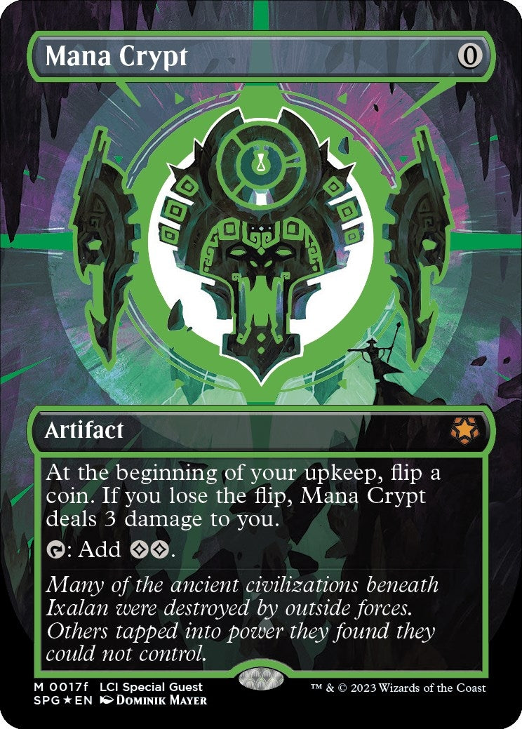 Image for Mana Crypt (0017f) (Borderless) (17f) [Special Guests] - Magic: The Gathering