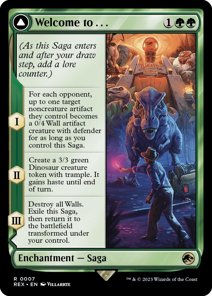 Image for Welcome to . . . (7) [Universes Beyond: Jurassic World Collection] - Magic: The Gathering