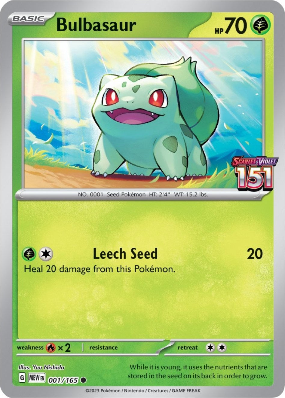 Image for Bulbasaur - 001/165 (Best Buy Exclusive) (001/165) [Miscellaneous Cards & Products] - Pokemon