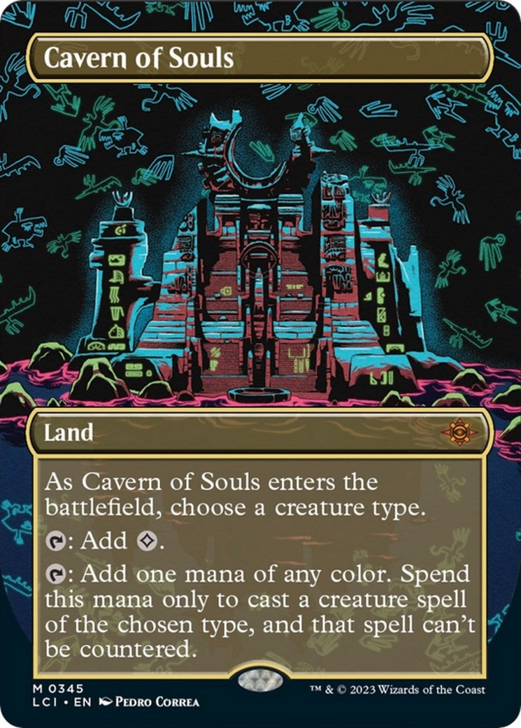 Image for Cavern of Souls (0345) (Borderless) (345) [The Lost Caverns of Ixalan] - Magic: The Gathering