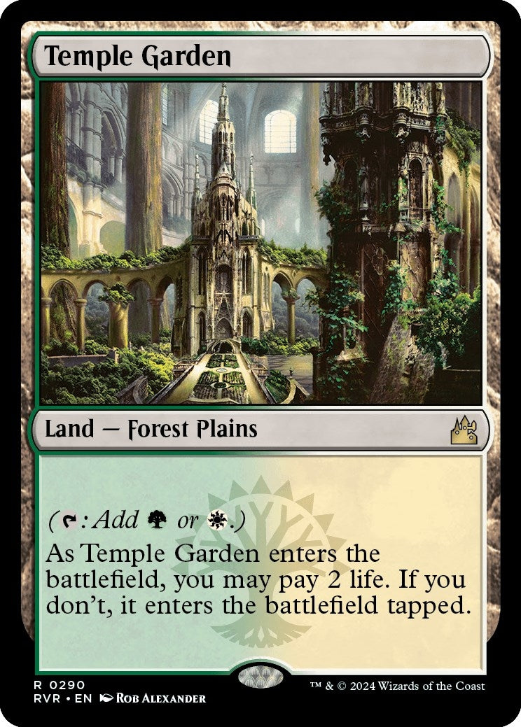 Image for Temple Garden (290) [Ravnica Remastered] - Magic: The Gathering