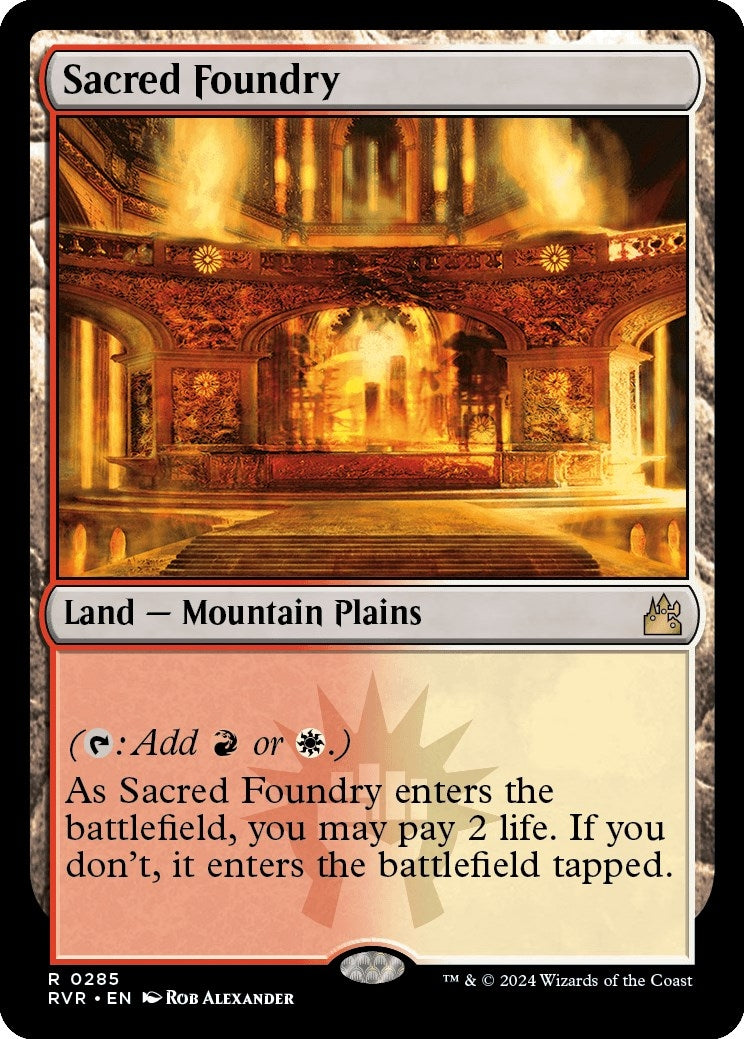 Sacred Foundry (285) [Ravnica Remastered]