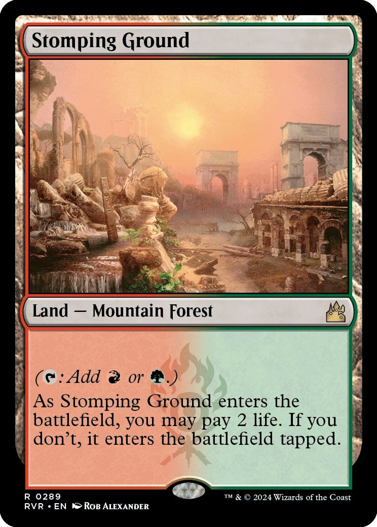 Image for Stomping Ground (289) [Ravnica Remastered] - Magic: The Gathering