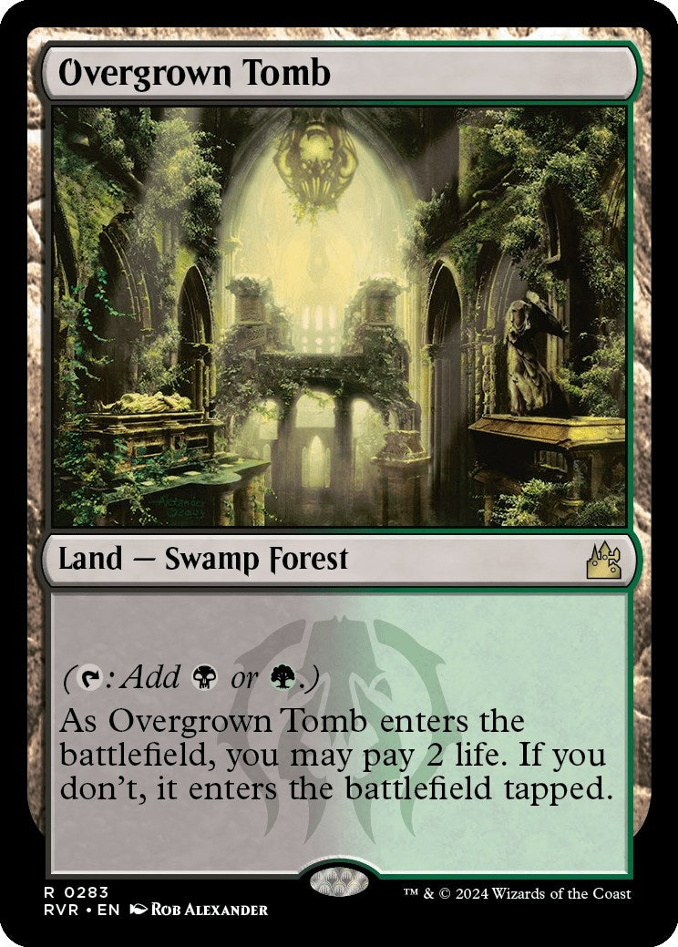 Image for Overgrown Tomb (283) [Ravnica Remastered] - Magic: The Gathering