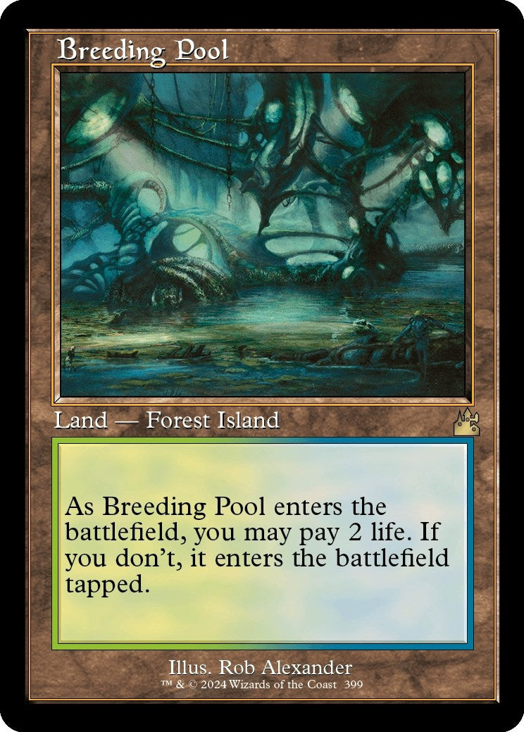 Image for Breeding Pool (Retro Frame) (399) [Ravnica Remastered] - Magic: The Gathering