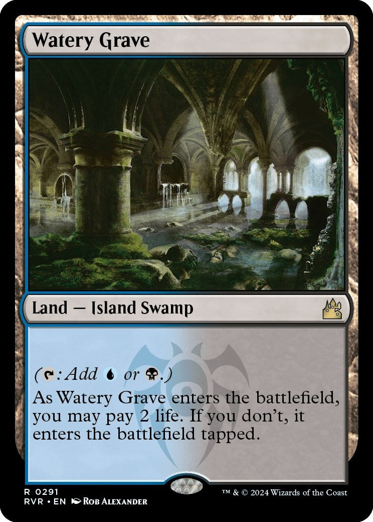 Image for Watery Grave (291) [Ravnica Remastered] - Magic: The Gathering