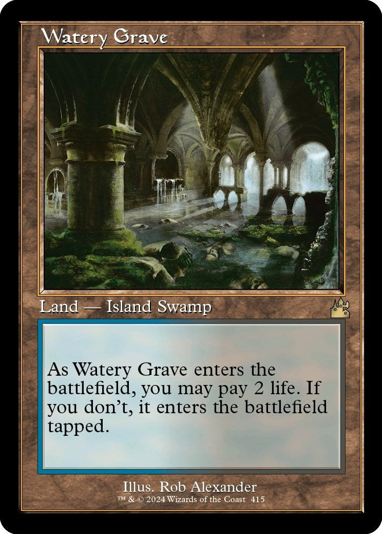 Image for Watery Grave (Retro Frame) (415) [Ravnica Remastered] - Magic: The Gathering