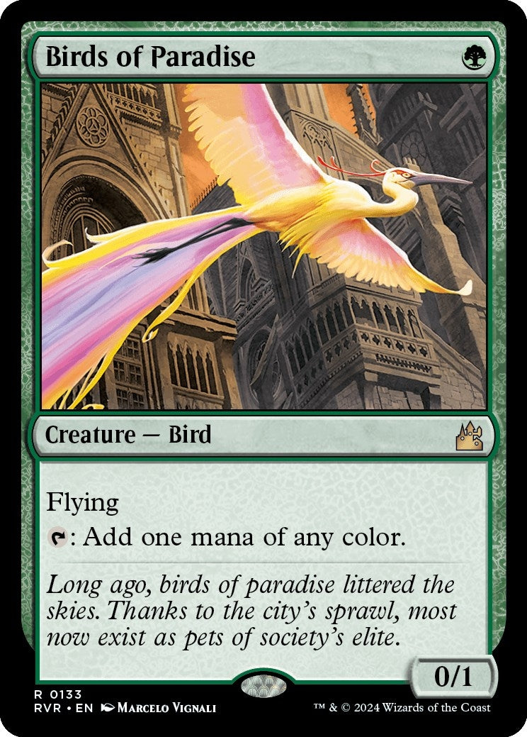 Image for Birds of Paradise (133) [Ravnica Remastered] - Magic: The Gathering