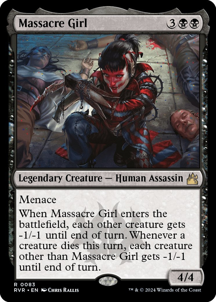 Image for Massacre Girl (83) [Ravnica Remastered] - Magic: The Gathering