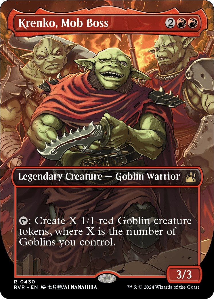 Image for Krenko, Mob Boss (Anime Borderless) (430) [Ravnica Remastered] - Magic: The Gathering