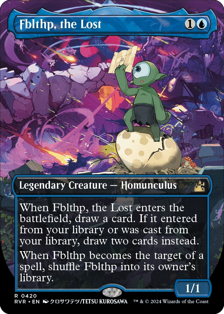 Image for Fblthp, the Lost (Anime Borderless) (420) [Ravnica Remastered] - Magic: The Gathering