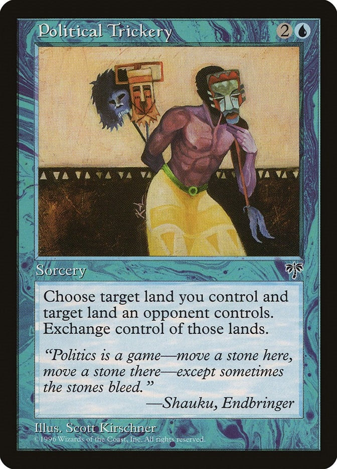 Image for Political Trickery [Mirage] - Magic: The Gathering