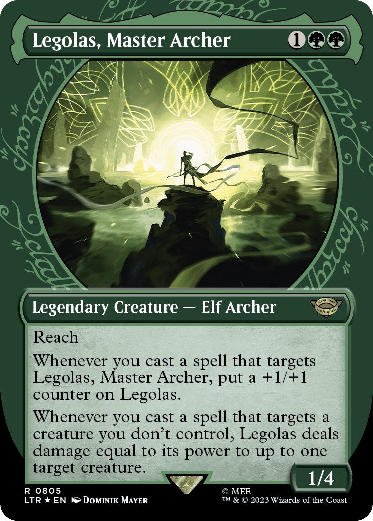 Image for Legolas, Master Archer (Showcase) (Surge Foil) (805) [Universes Beyond: The Lord of the Rings: Tales of Middle-earth] - Magic: The Gathering