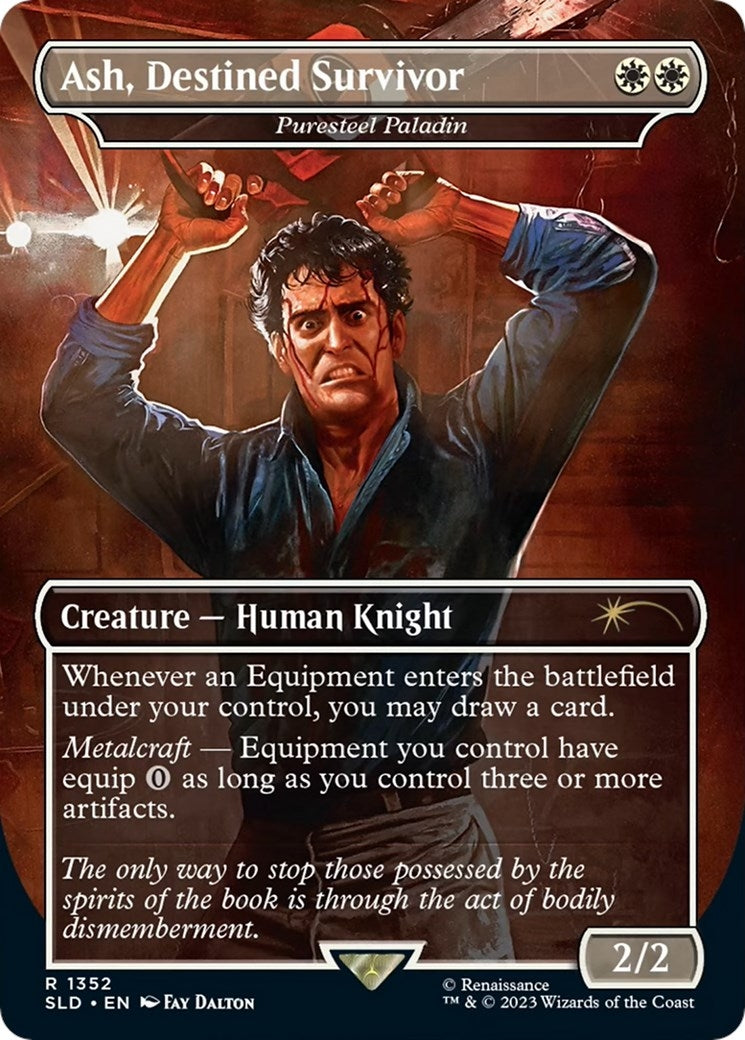 Image for Ash, Destined Survivor - Puresteel Paladin (1352) [Secret Lair Drop Series] - Magic: The Gathering