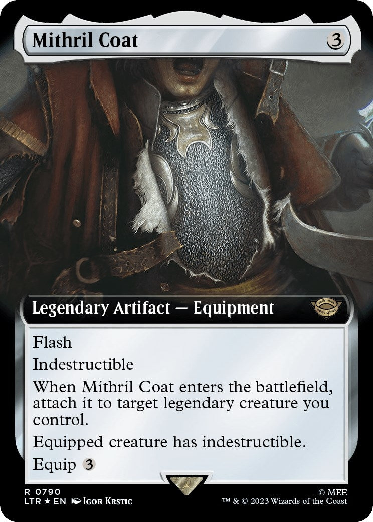 Image for Mithril Coat (Extended Art) (Surge Foil) (790) [Universes Beyond: The Lord of the Rings: Tales of Middle-earth] - Magic: The Gathering