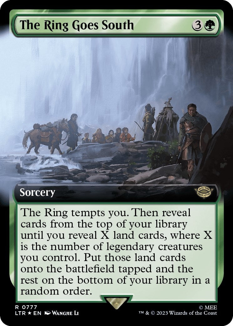 Image for The Ring Goes South (Extended Art) (Surge Foil) (777) [Universes Beyond: The Lord of the Rings: Tales of Middle-earth] - Magic: The Gathering