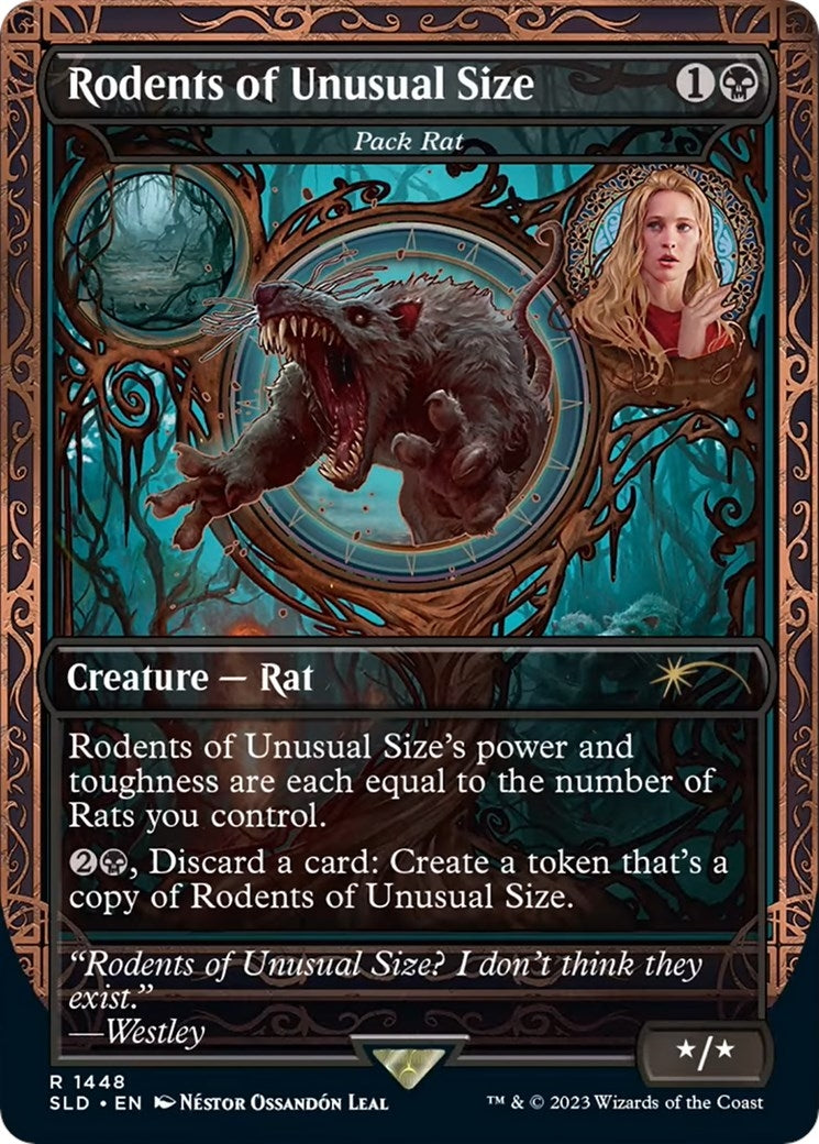 Image for Rodents of Unusual Size - Pack Rat (1448) [Secret Lair Drop Series] - Magic: The Gathering