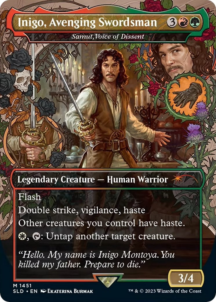 Image for Inigo, Avenging Swordsman - Samut, Voice of Dissent (1451) [Secret Lair Drop Series] - Magic: The Gathering