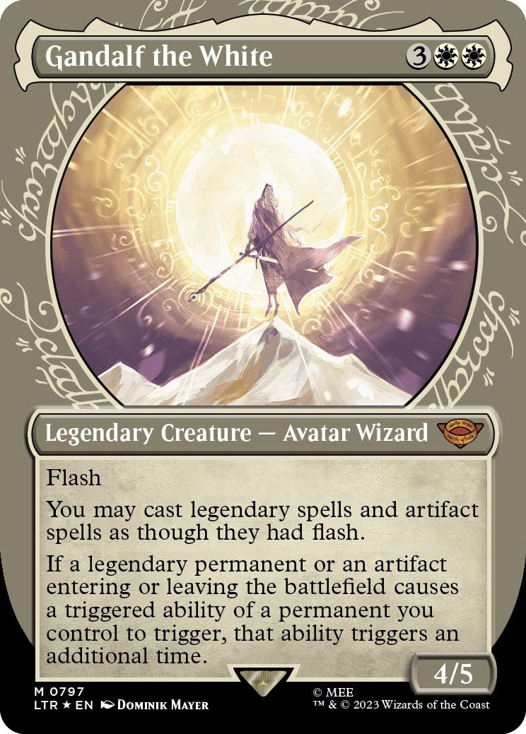 Image for Gandalf the White (Showcase) (Surge Foil) (797) [Universes Beyond: The Lord of the Rings: Tales of Middle-earth] - Magic: The Gathering