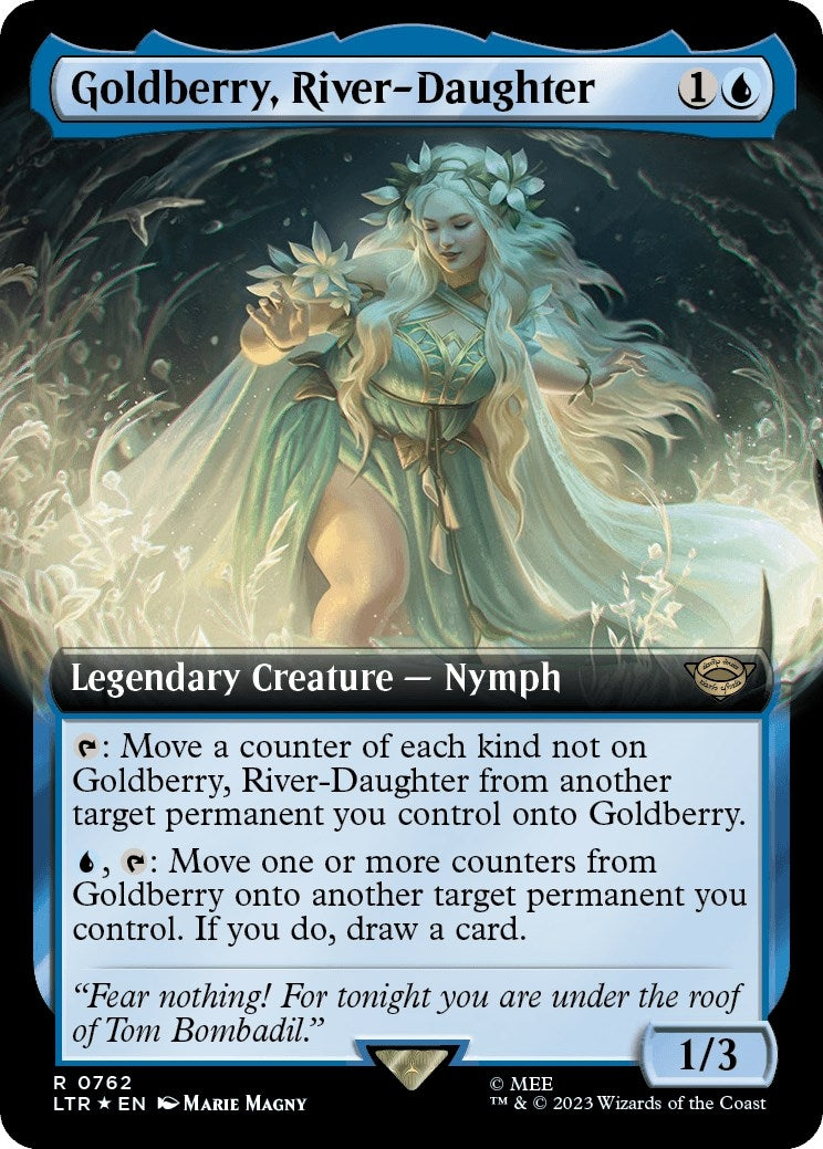Image for Goldberry, River-Daughter (Extended Art) (Surge Foil) (762) [Universes Beyond: The Lord of the Rings: Tales of Middle-earth] - Magic: The Gathering