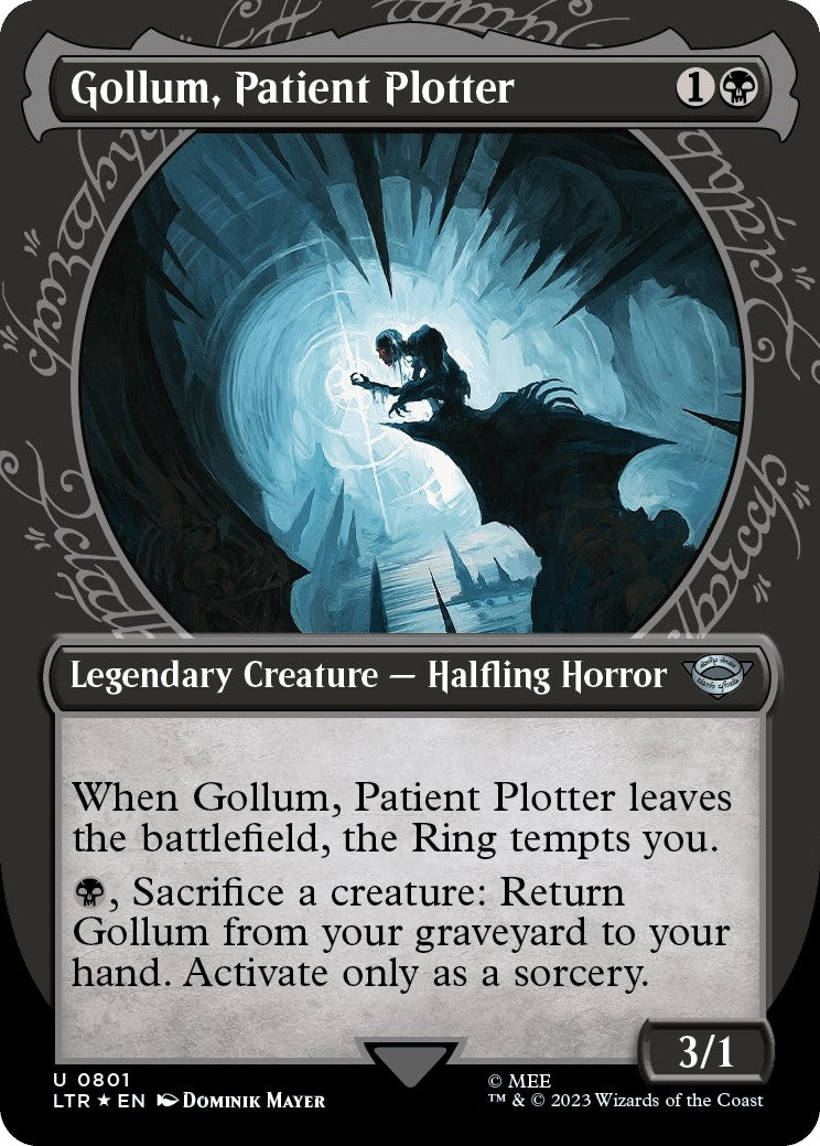 Image for Gollum, Patient Plotter (Showcase) (Surge Foil) (801) [Universes Beyond: The Lord of the Rings: Tales of Middle-earth] - Magic: The Gathering