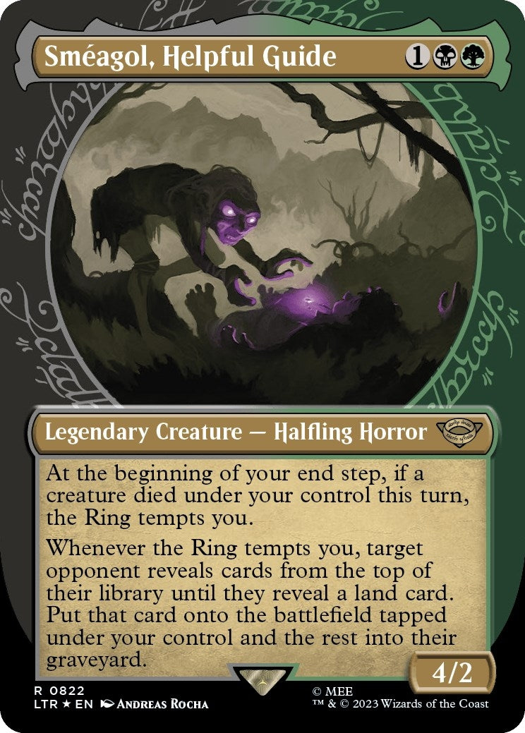 Image for Smeagol, Helpful Guide (Showcase) (Surge Foil) (822) [Universes Beyond: The Lord of the Rings: Tales of Middle-earth] - Magic: The Gathering