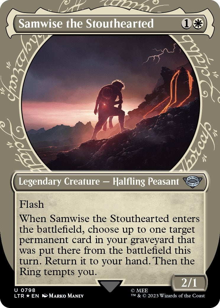 Image for Samwise the Stouthearted (Showcase) (Surge Foil) (798) [Universes Beyond: The Lord of the Rings: Tales of Middle-earth] - Magic: The Gathering