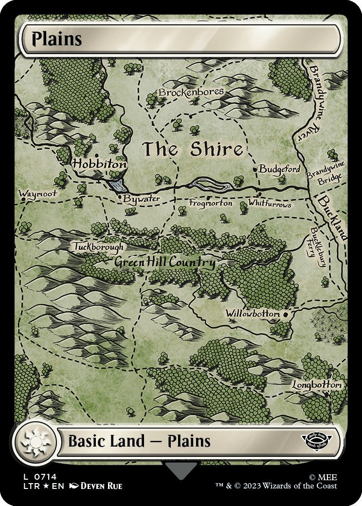 Image for Plains (0714) (Surge Foil) (714) [Universes Beyond: The Lord of the Rings: Tales of Middle-earth] - Magic: The Gathering