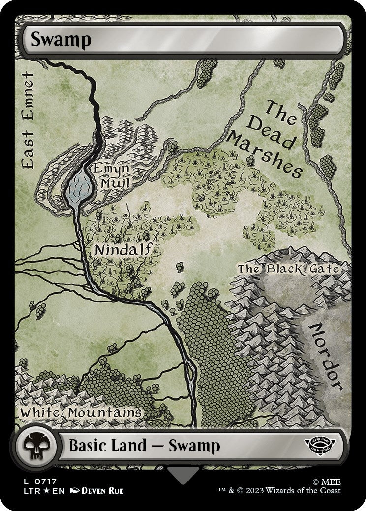 Image for Swamp (0717) (Surge Foil) (717) [Universes Beyond: The Lord of the Rings: Tales of Middle-earth] - Magic: The Gathering