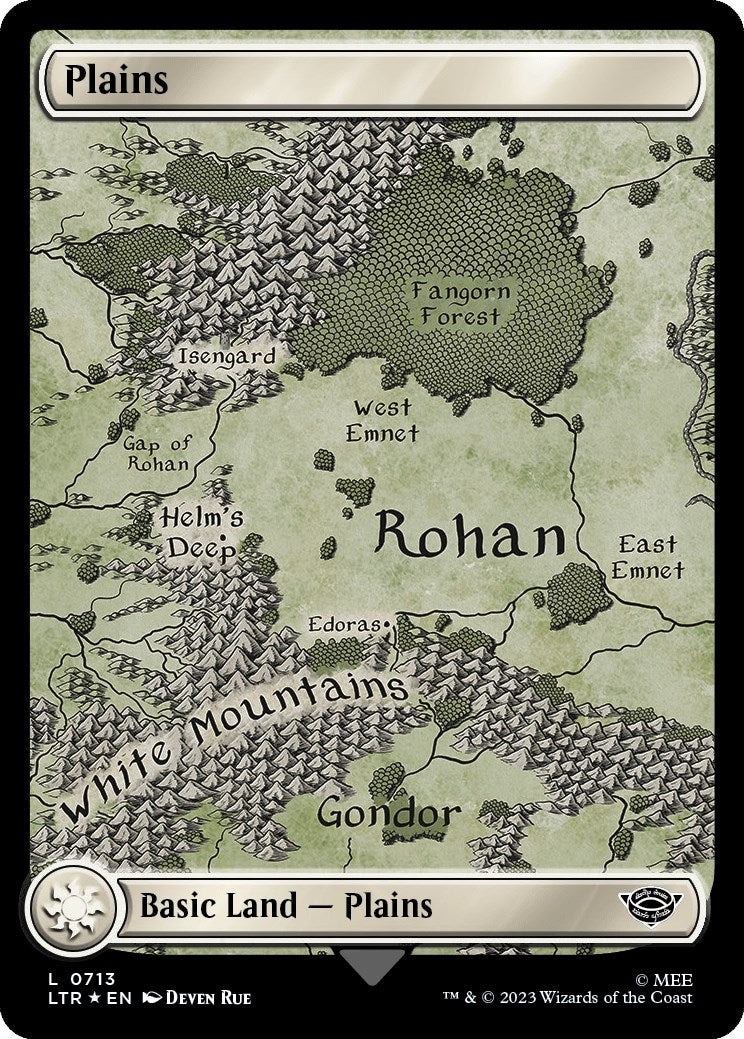 Image for Plains (0713) (Surge Foil) (713) [Universes Beyond: The Lord of the Rings: Tales of Middle-earth] - Magic: The Gathering