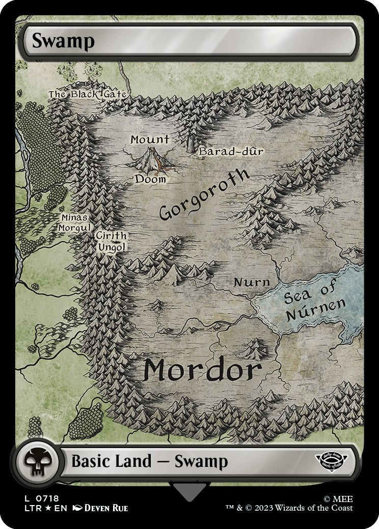 Image for Swamp (0718) (Surge Foil) (718) [Universes Beyond: The Lord of the Rings: Tales of Middle-earth] - Magic: The Gathering