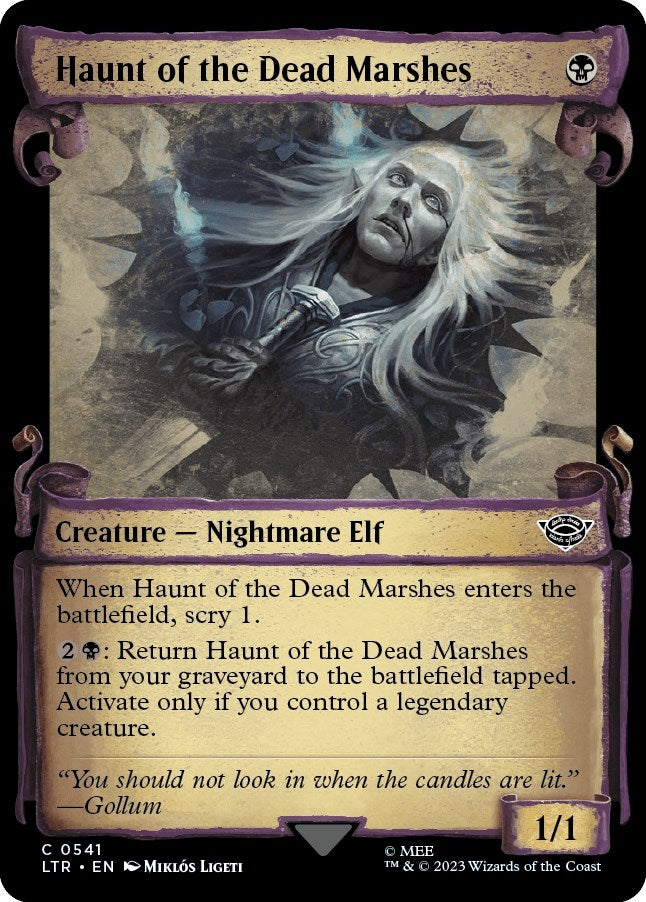Image for Haunt of the Dead Marshes (Showcase Scrolls) (541) [Universes Beyond: The Lord of the Rings: Tales of Middle-earth] - Magic: The Gathering
