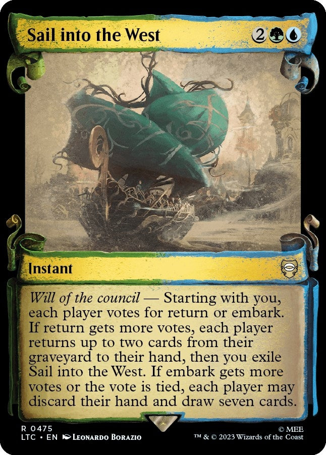 Image for Sail into the West (Showcase Scrolls) (475) [The Lord of the Rings: Tales of Middle-earth] - Magic: The Gathering