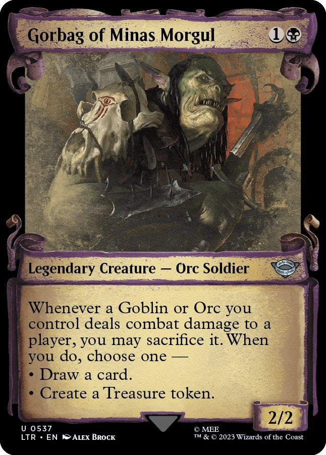 Image for Gorbag of Minas Morgul (Showcase Scrolls) (537) [Universes Beyond: The Lord of the Rings: Tales of Middle-earth] - Magic: The Gathering