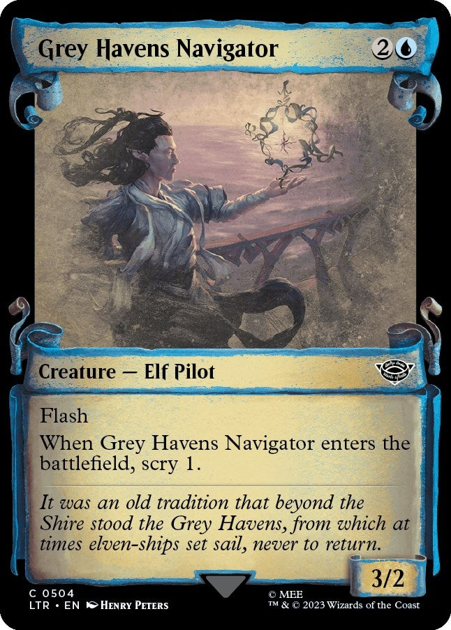 Image for Grey Havens Navigator (Showcase Scrolls) (504) [Universes Beyond: The Lord of the Rings: Tales of Middle-earth] - Magic: The Gathering
