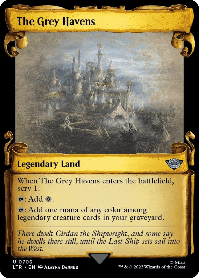 Image for The Grey Havens (Showcase Scrolls) (706) [Universes Beyond: The Lord of the Rings: Tales of Middle-earth] - Magic: The Gathering