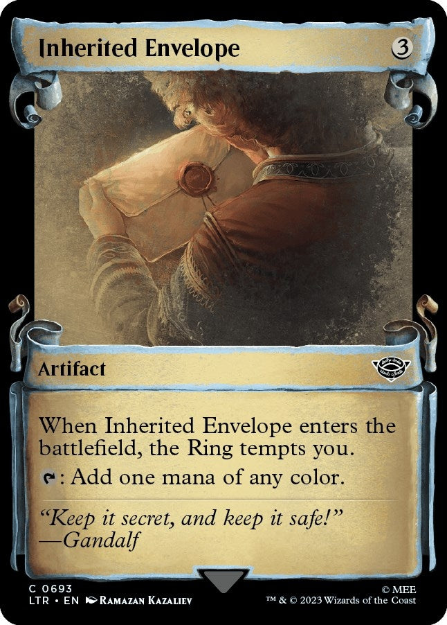 Image for Inherited Envelope (Showcase Scrolls) (693) [Universes Beyond: The Lord of the Rings: Tales of Middle-earth] - Magic: The Gathering