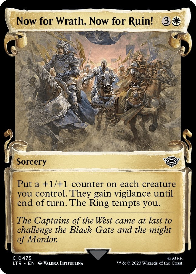 Image for Now for Wrath, Now for Ruin! (Showcase Scrolls) (475) [Universes Beyond: The Lord of the Rings: Tales of Middle-earth] - Magic: The Gathering
