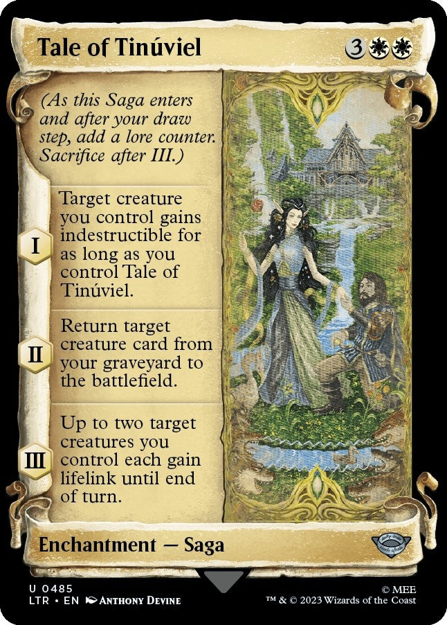 Image for Tale of Tinuviel (Showcase Scrolls) (485) [Universes Beyond: The Lord of the Rings: Tales of Middle-earth] - Magic: The Gathering