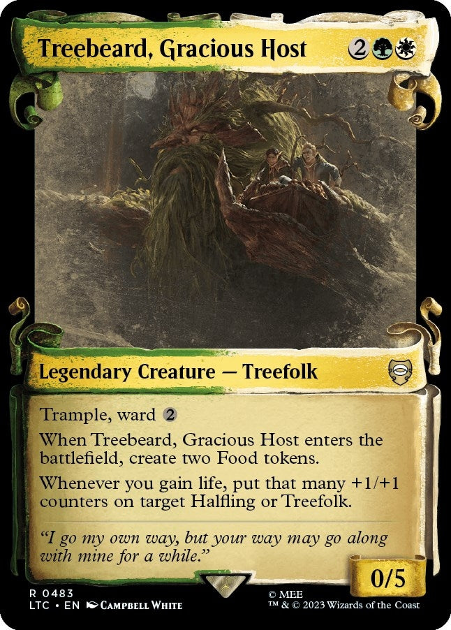 Image for Treebeard, Gracious Host (Showcase Scrolls) (483) [The Lord of the Rings: Tales of Middle-earth] - Magic: The Gathering