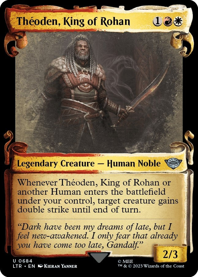 Image for Theoden, King of Rohan (Showcase Scrolls) (684) [Universes Beyond: The Lord of the Rings: Tales of Middle-earth] - Magic: The Gathering