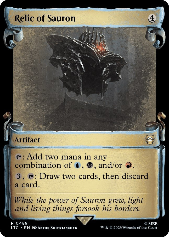 Image for Relic of Sauron (Showcase Scrolls) (489) [The Lord of the Rings: Tales of Middle-earth] - Magic: The Gathering