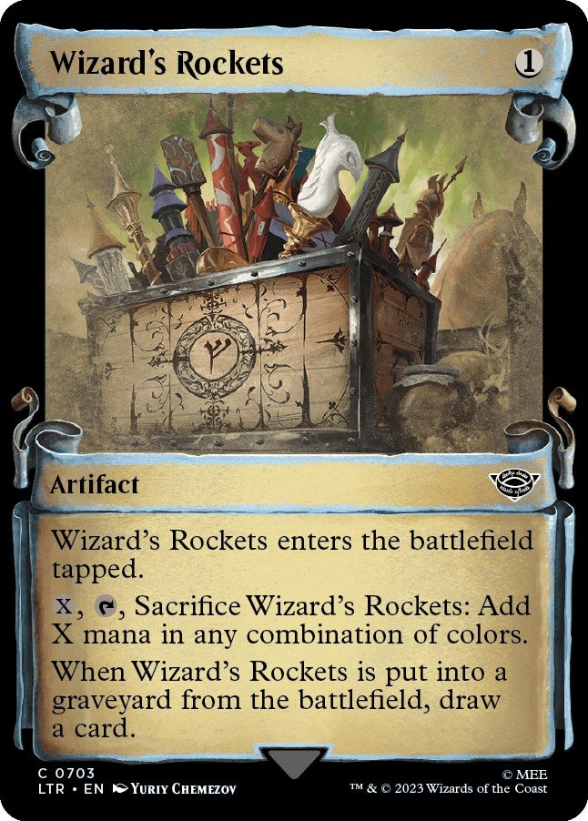 Image for Wizard's Rockets (Showcase Scrolls) (703) [Universes Beyond: The Lord of the Rings: Tales of Middle-earth] - Magic: The Gathering