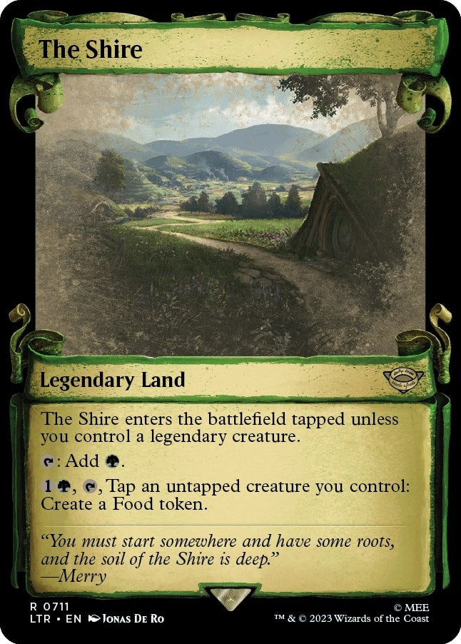 Image for The Shire (Showcase Scrolls) (711) [Universes Beyond: The Lord of the Rings: Tales of Middle-earth] - Magic: The Gathering