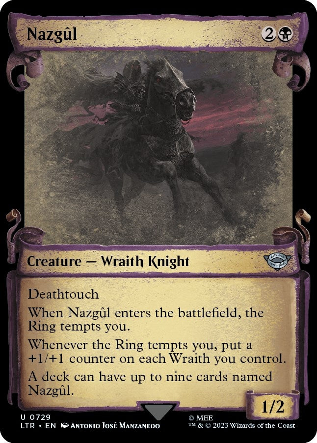 Image for Nazgul (0729) (Showcase Scrolls) (729) [Universes Beyond: The Lord of the Rings: Tales of Middle-earth] - Magic: The Gathering