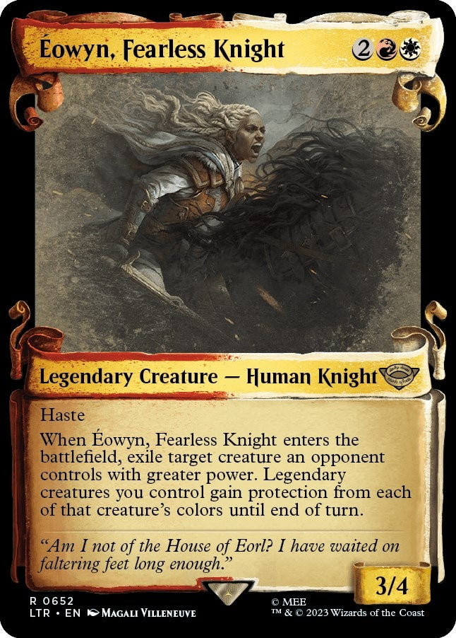 Image for Eowyn, Fearless Knight (Showcase Scrolls) (652) [Universes Beyond: The Lord of the Rings: Tales of Middle-earth] - Magic: The Gathering