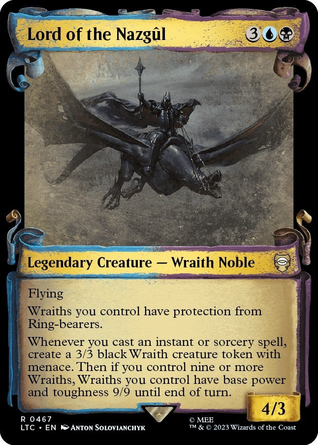Image for Lord of the Nazgul (Showcase Scrolls) (467) [The Lord of the Rings: Tales of Middle-earth] - Magic: The Gathering