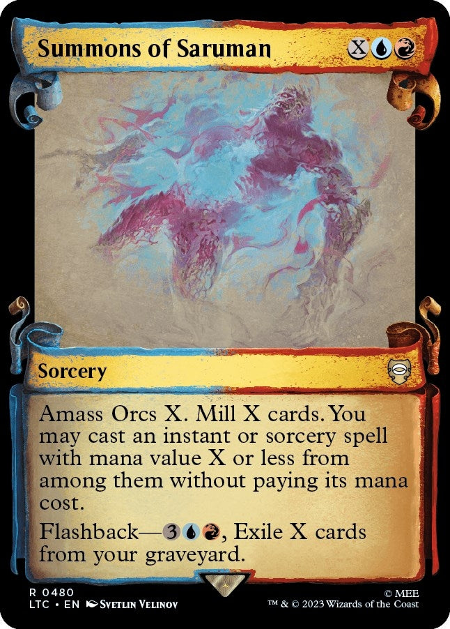 Image for Summons of Saruman (Showcase Scrolls) (480) [The Lord of the Rings: Tales of Middle-earth] - Magic: The Gathering