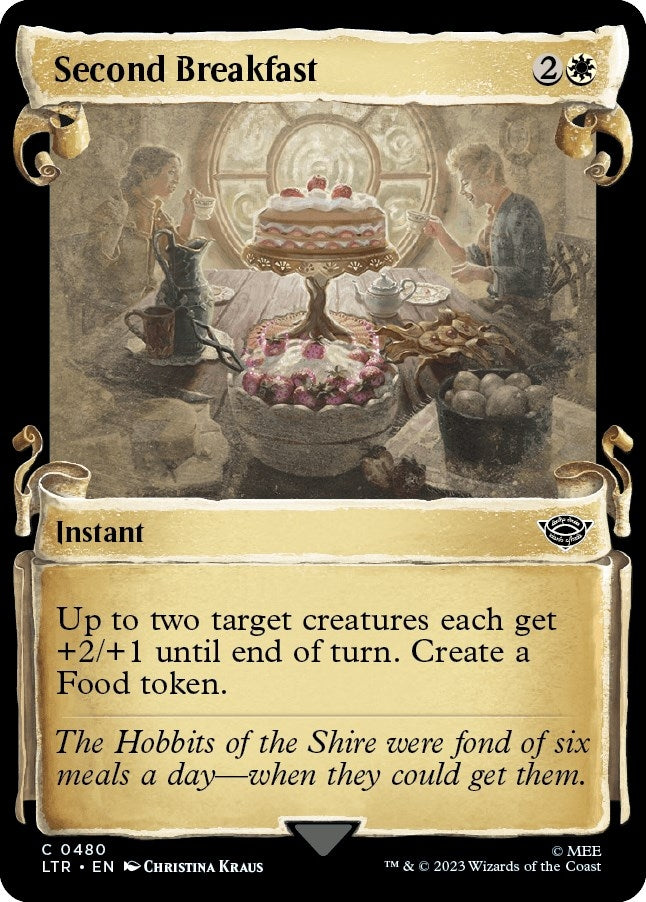 Image for Second Breakfast (Showcase Scrolls) (480) [Universes Beyond: The Lord of the Rings: Tales of Middle-earth] - Magic: The Gathering